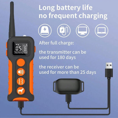 For 3 Dogs Dog Training Collar with Remote, 3300Ft Range, 3 Modes: Beep, Shock, Vibration, Rechargeable, Waterproof, Adjustable Strap, 5-120Lbs Dogs