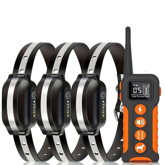 3-Dog Remote Training Collar — 3300ft Range, Waterproof