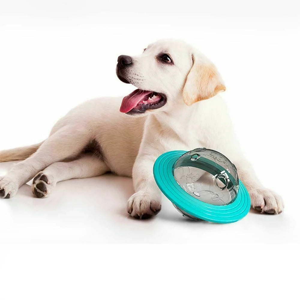 Pet Dog Cat Tumbler Treat Ball Feeder Food Dispenser Puzzle Interactive Toys