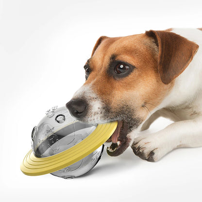 Pet Dog Cat Tumbler Treat Ball Feeder Food Dispenser Puzzle Interactive Toys