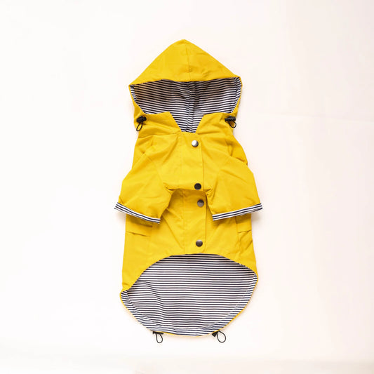 Waterproof Pet Dog Coat for Small Medium Large Dogs Windproof Jacket Dog Raincoat Dog Sport Hoodies Pet Clothes Pink Yellow