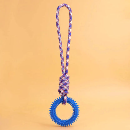 Interactive Training Pet Toy Ring Spiked Ring Dog Teeth Cleaning Pet Supplies