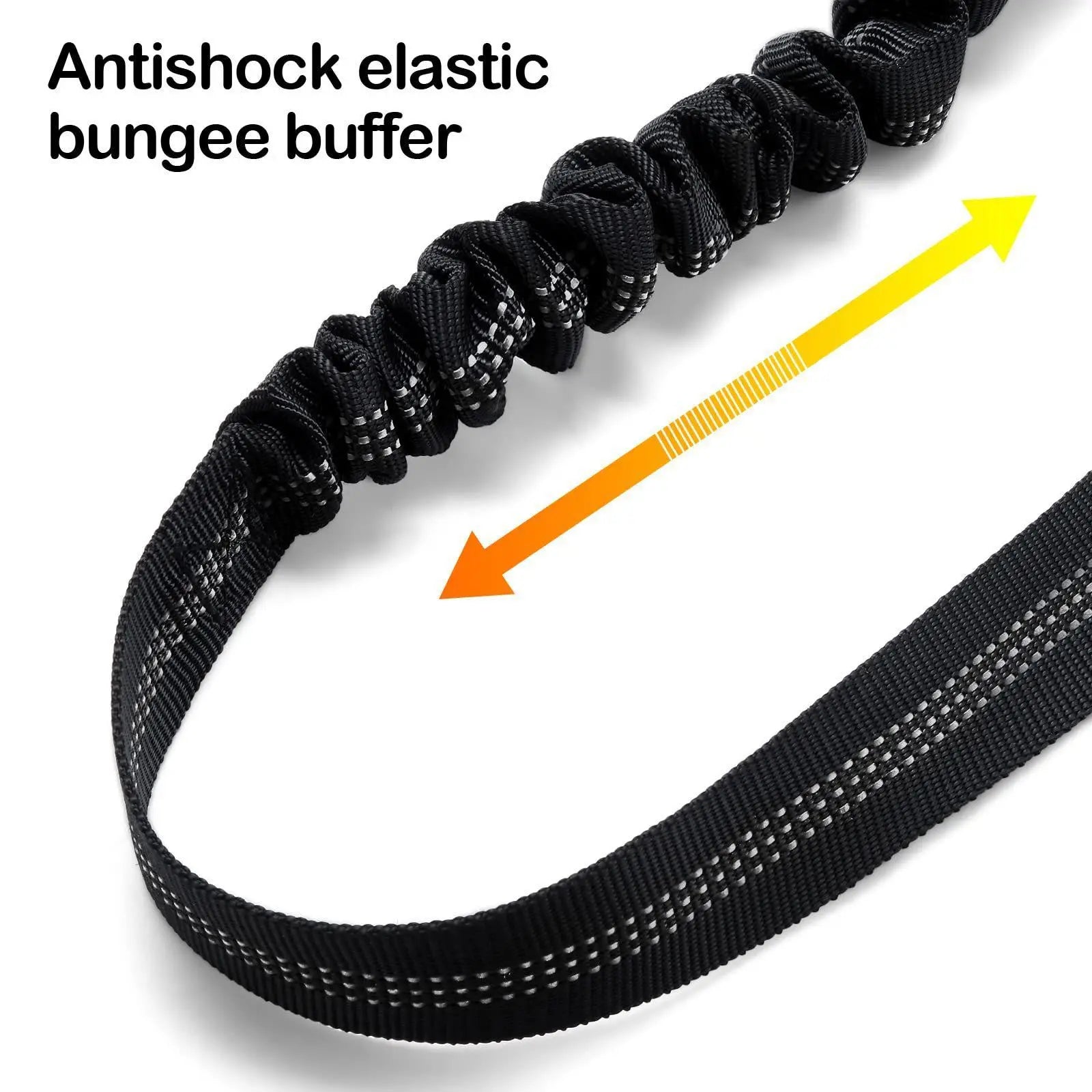 2-Pack Retractable Pet Car Seat Belt & Leash, 2-In-1 Adjustable Safety Harness for Dogs & Cats, Elastic Anti-Pull Travel Restraint, No-Tangle Swivel, Universal Fit